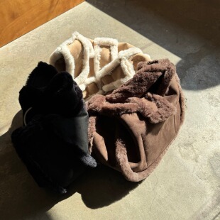 博主推荐 ATELIER PARK 25秋冬氛围感毛绒绒包单肩手提包韩国代购