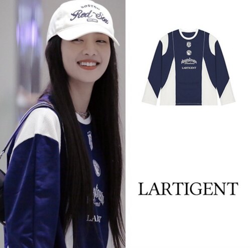 LARTIGENT复古运动撞色球衣