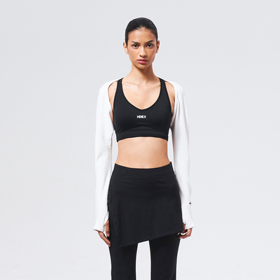 HDEX 25秋新品纯色简约坎肩宽松百搭休闲长袖罩衫韩国代购