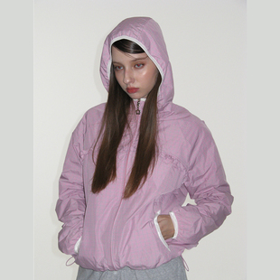 CRANK 25秋季新品荷叶蕾丝花边外套宽松休闲百搭上衣韩国代购