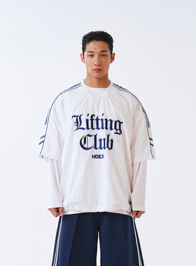 肖凯中同款HDEX 25夏美式街头短袖宽松哥特字母印花T恤韩国代购