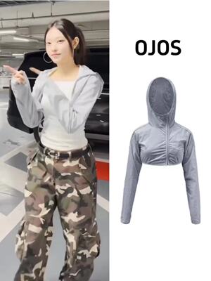 OJOS机能风短上衣外套韩国代购