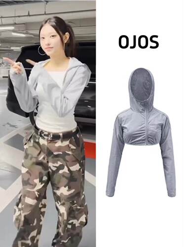 OJOS机能风短上衣外套韩国代购