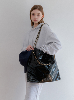 ANOETIC韩国代购24春夏新款托特包单肩包链条包