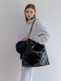 ANOETIC韩国代购24春夏新款托特包单肩包链条包