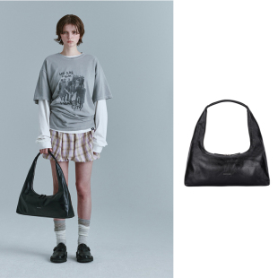 MARGESHERWOOD 单肩斜挎包百搭慵懒高级设计感手提包韩国代购