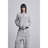 褶皱拉链短款 CERRIC 26春新品 外套纯色百搭卫衣