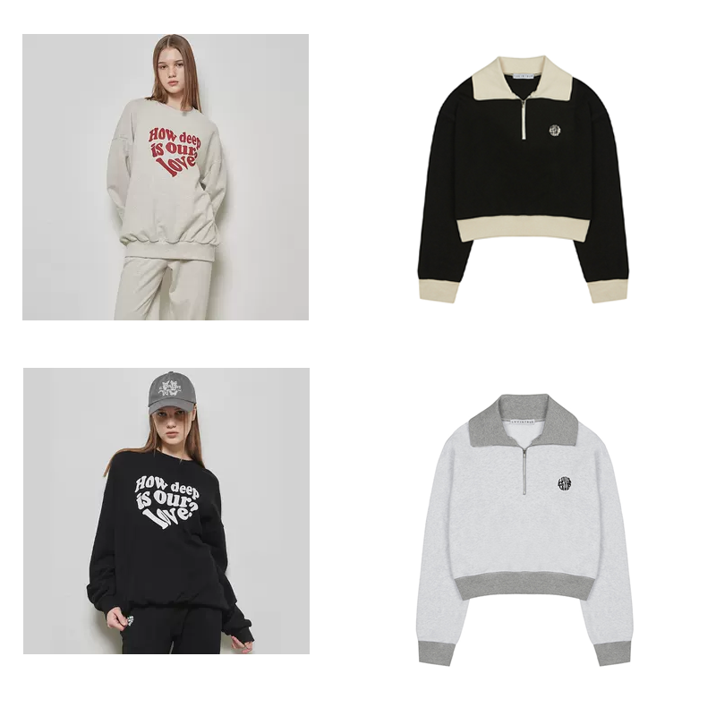 虞书欣周雨彤同款LUV IS TRUE 字母套头卫衣韩国代购