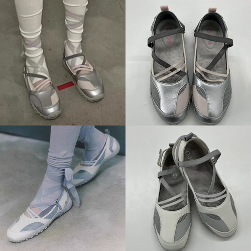 芭蕾舞鞋ojos机能风时尚单鞋