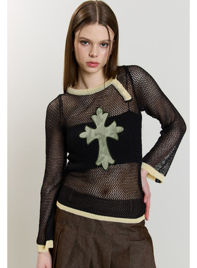 YENA HANEUL同款LUV IS TRUE 25夏网纱连衣裙叠穿百搭罩衫韩代