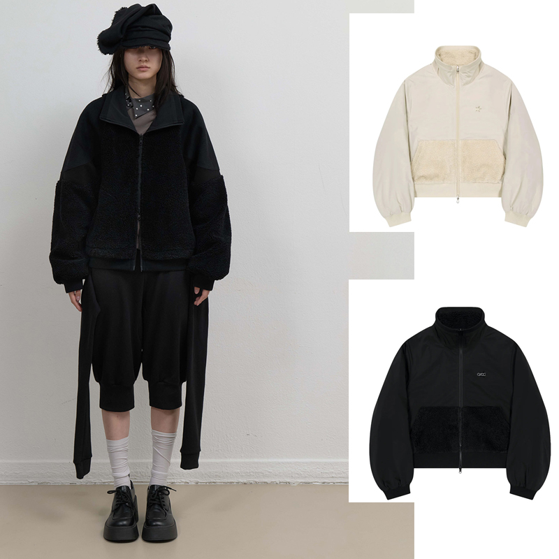 OJOS 25冬新品双面穿棉服夹克韩国代购