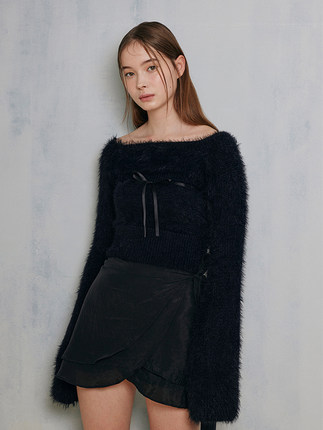 NOTYOURROSE 23秋冬新款芭蕾纯欲风针织套装正品韩国设计师品牌