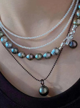 珍珠项链珍珠明星倪妮同款