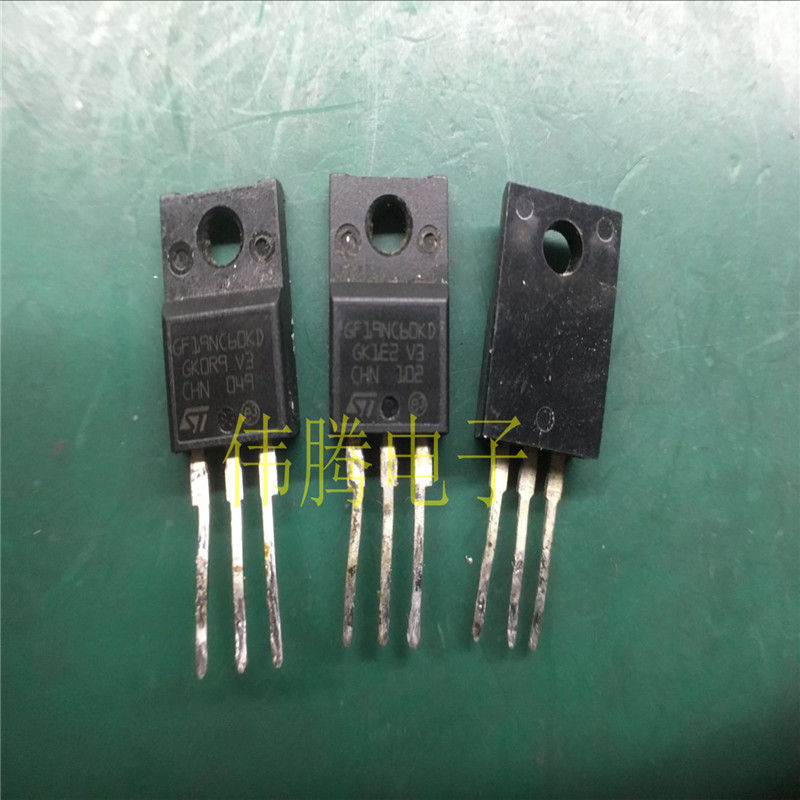 GF19NC60KD STGF19NC60KD TO-220F塑封绝缘IGBT管 原装进口货
