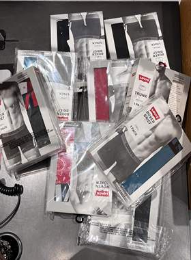 Levi’s李维斯男士纯棉舒适平角四角内裤87620 37524 87619 37659