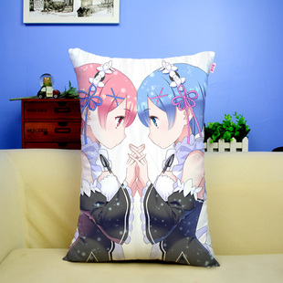 从零开始的异世界生活拉姆雷姆动漫周边抱枕头定制二次元靠枕包邮