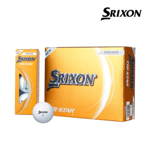 STAR5高球速远距下场比赛练习用球 SRIXON史力胜高尔夫三层球TRI