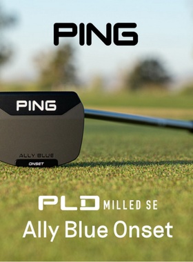 PING高尔夫男士推杆ALLY BLUE ONSET直插式小弧线推杆限量款球杆