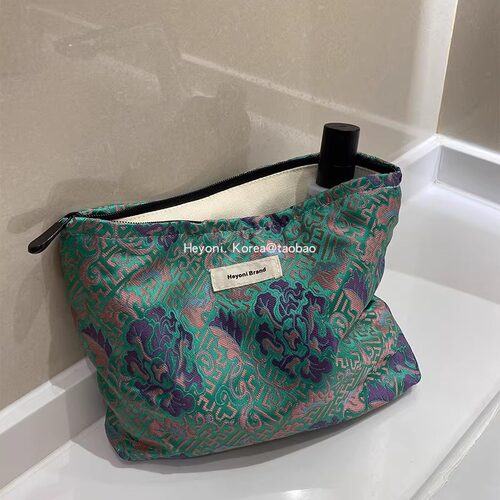 I新中式高级化妆包贵妇收纳包