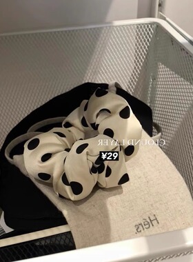 发圈布料复古大发量发绳高级