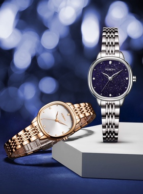 劳士顿正品专柜女士小巧方形石英女表L3756