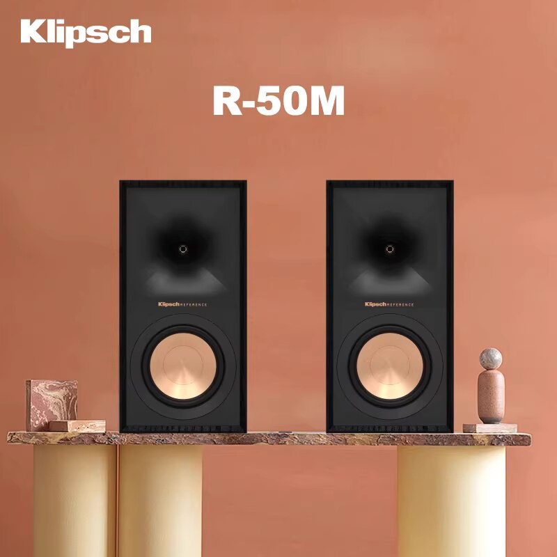 klipsch杰士R-50M家用发烧HIFI书架音箱无源号角家庭影院环绕音响