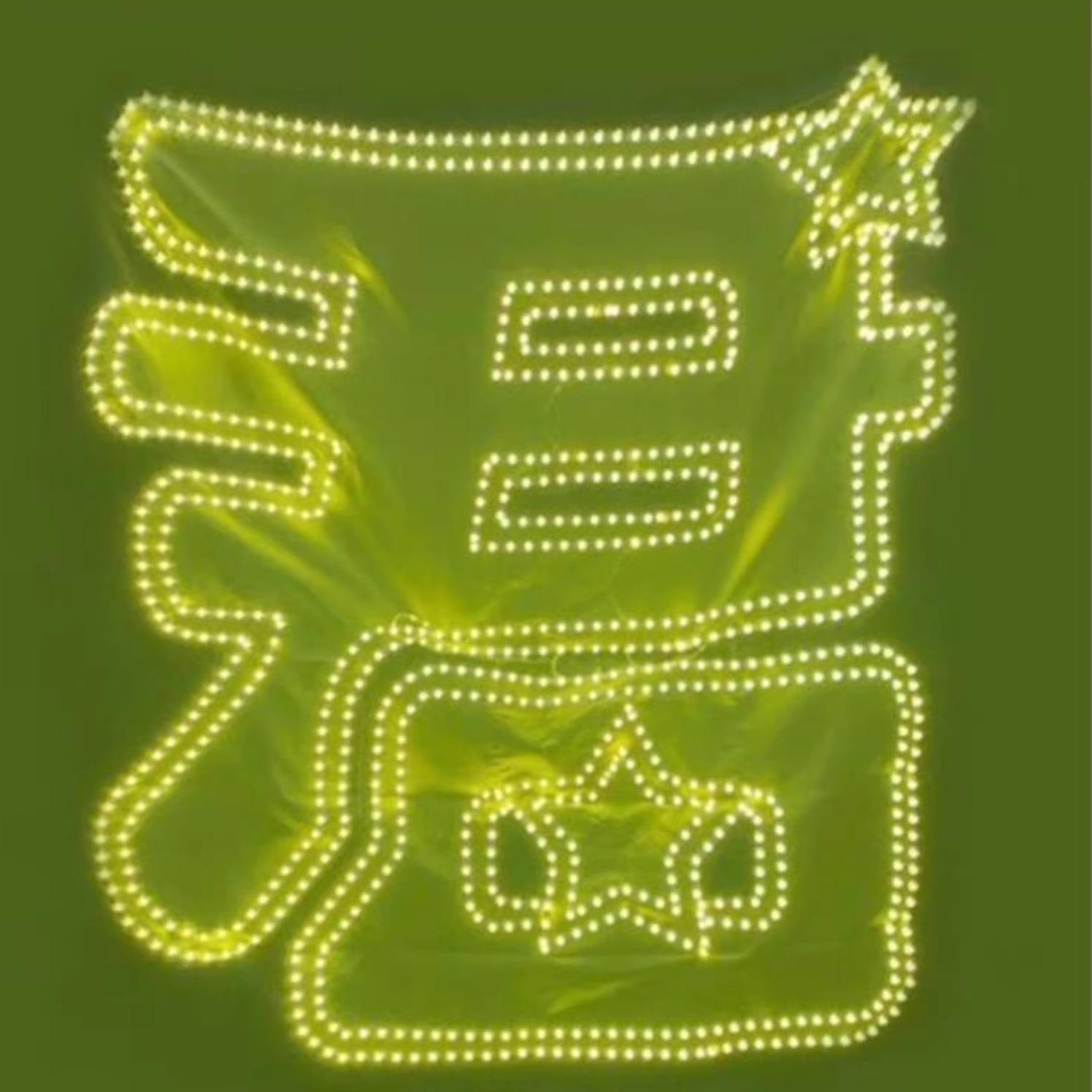陈丽君明星演唱会应援灯牌超薄折叠发光LED头箍胸牌定制