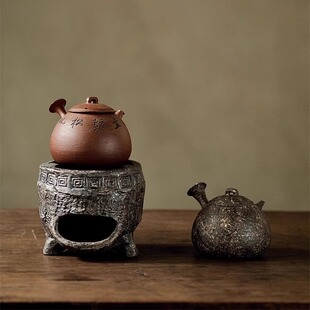 不亦室 松风舍程伟手作赤贫小兽碳炉茶炉 煮水壶 围炉煮茶