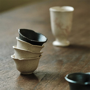 不亦室 不语潘正手作茶杯 段泥品茗杯闻香杯 茶器