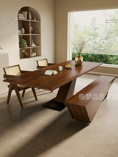 Прямоугольный дизайнерский минималистичный рабочий стульчик для кормления из натурального дерева для еды для стола