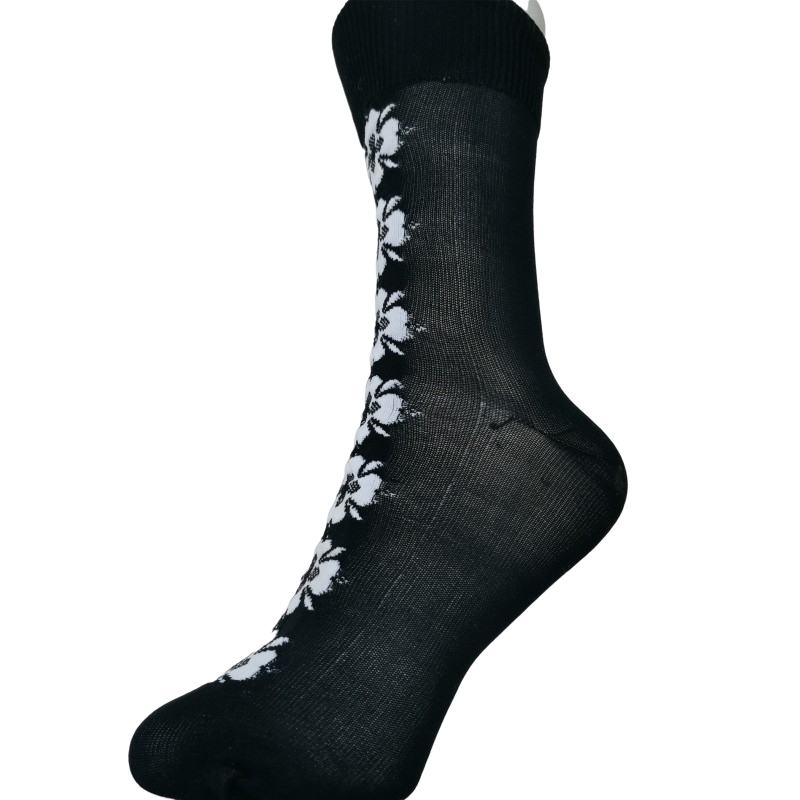 库存万年青牌子锦纶丝袜稀有黑色22--24厘米西安产