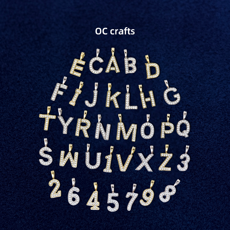 送礼DIY字母数字吊坠EYEFUNNY