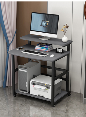 小户型电脑桌家用书桌多功能卧室单人60Cm长迷你电脑小桌子可移动