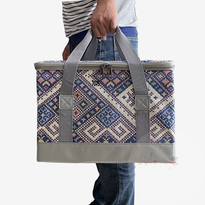 多功能整理箱大容量收纳包野餐包户外野餐装备收纳箱民族风工具箱,户外/登山/野营/旅行用品,露营折叠箱,淘宝优惠券,粉丝福利购,淘宝优惠卷