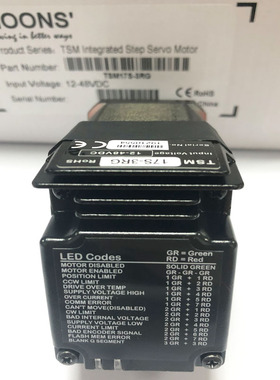 鸣志MOONS集成步进伺服电机42基座0.52NmRS232通讯TSM17S-3AG议价