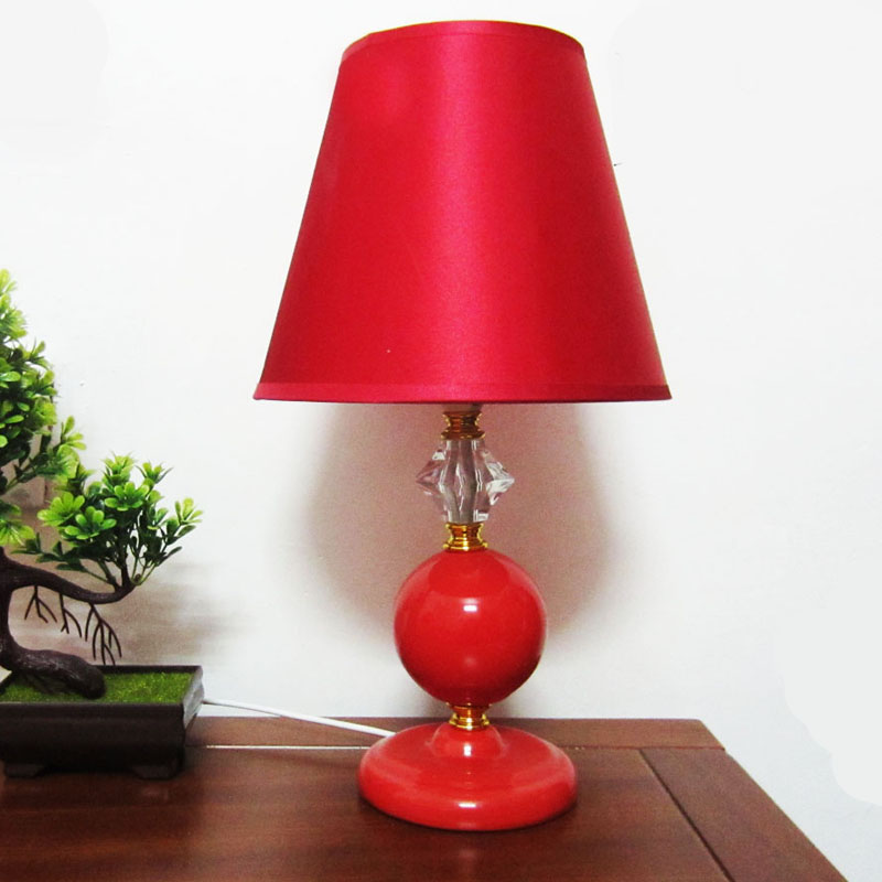 卧室床头灯红色婚房婚庆装饰用品