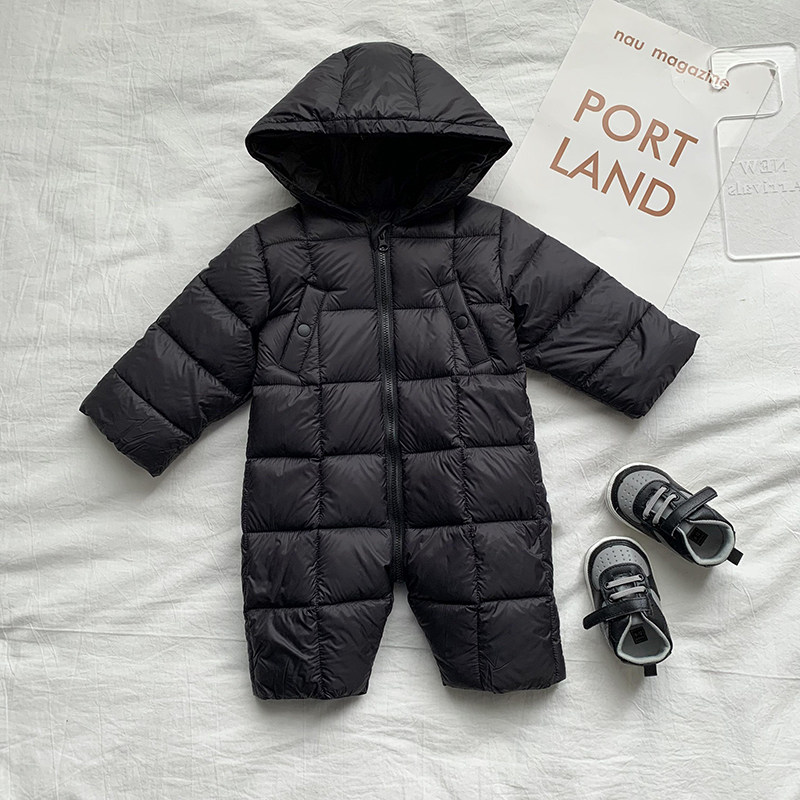 0一6月婴儿羽绒服冬季白鸭绒婴幼儿保暖爬爬服洋气宝宝连体衣冬装,童装/婴儿装/亲子装,羽绒连体衣,淘宝优惠券,粉丝福利购,淘宝优惠卷