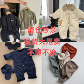 年末特价 清仓大甩卖婴儿连体衣冬款 宝宝衣服保暖外出爬服不退不换
