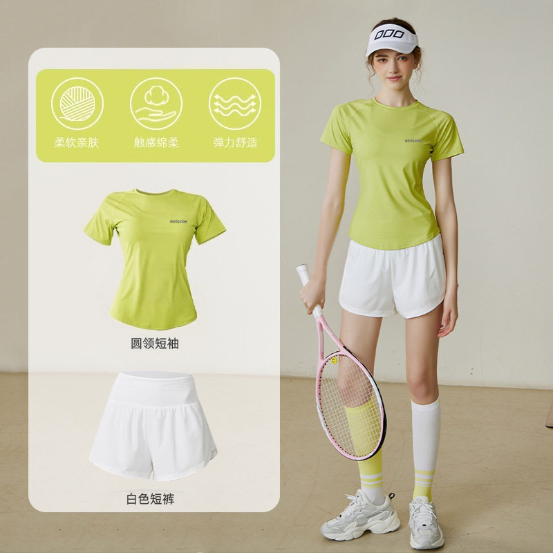 运动套装女2025新款夏季跑步瑜伽套装