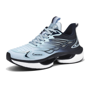 鳄鱼恤春夏网面透气休闲跑步运动情侣鞋 3317