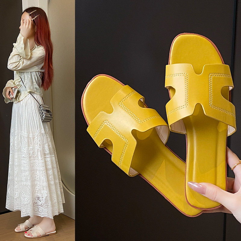新款凉鞋淑女夏季一字拖防滑休闲外穿沙滩鞋女平底拖鞋舒适YSE01,女鞋,一字拖,淘宝优惠券,粉丝福利购,淘宝优惠卷