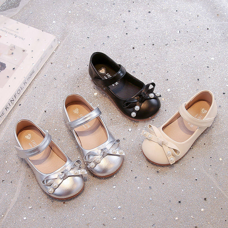 女童小皮鞋2025春秋新款软底百搭儿童单鞋韩版时尚洋气女孩公主鞋