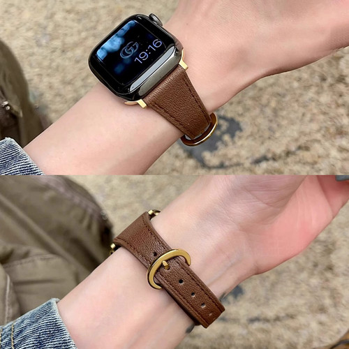 适用AppleWatch11/10真皮表带