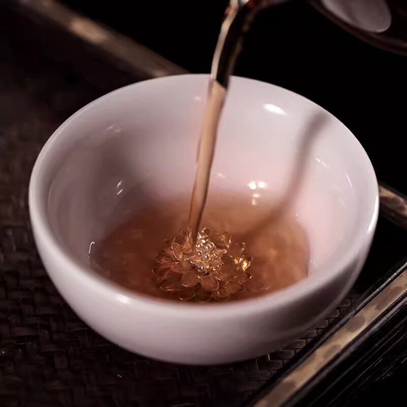 纯银镶嵌个人杯甲盏窑