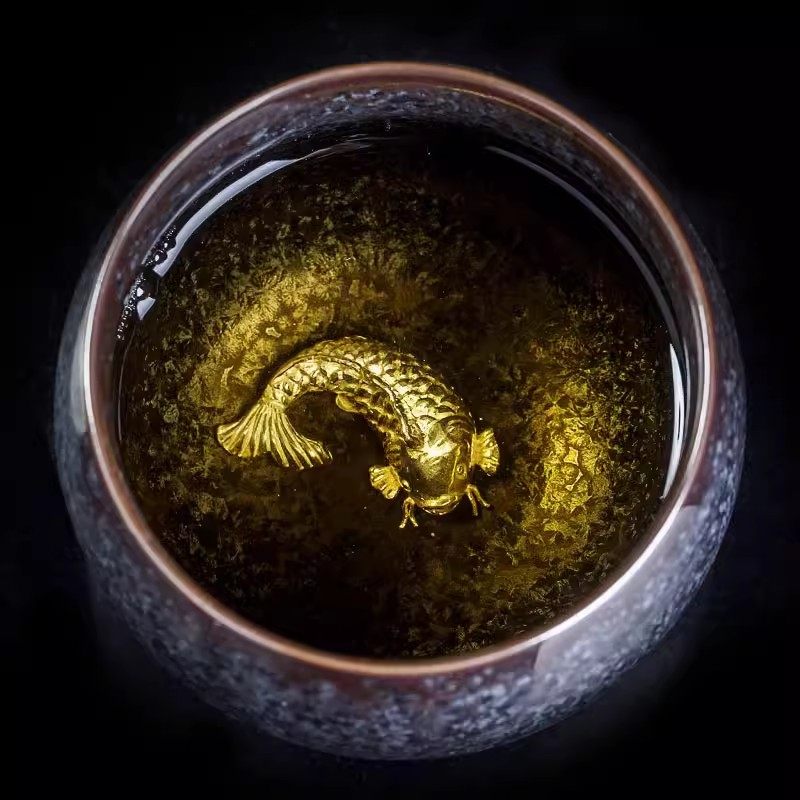 李甲栈天目银斑建盏主人杯镶纯银品茗茶盏个人单杯手工陶瓷茶具,餐饮具,建盏,淘宝优惠券,粉丝福利购,淘宝优惠卷