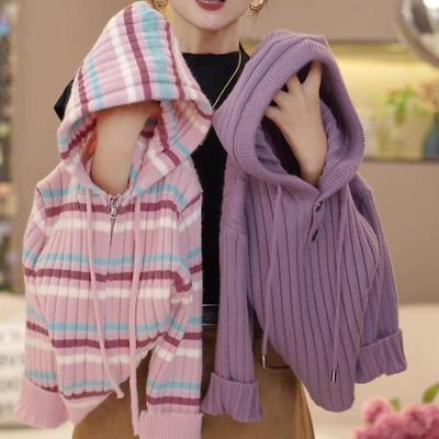 粗毛线羊驼绒无品牌女