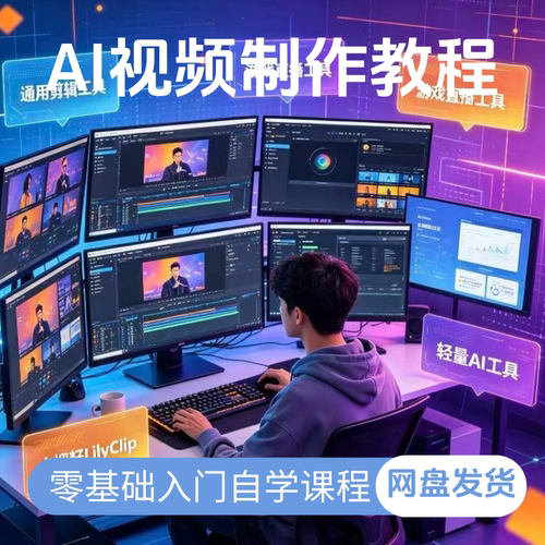 AI短剧制作生成入门到精通课程