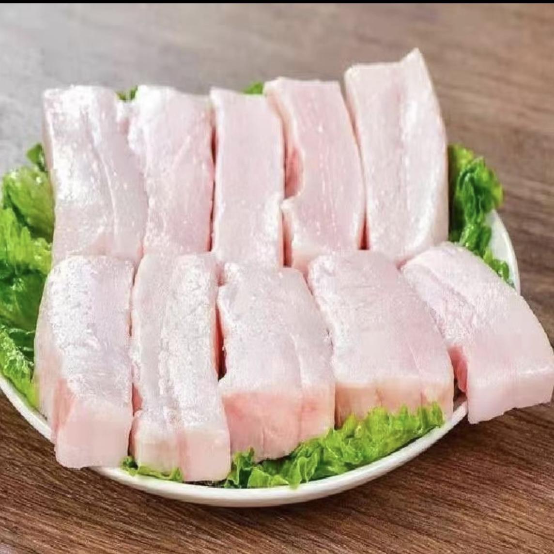 【土猪板油、肥膘子】东北农村土肉冷冻48小时保温箱冰袋发货