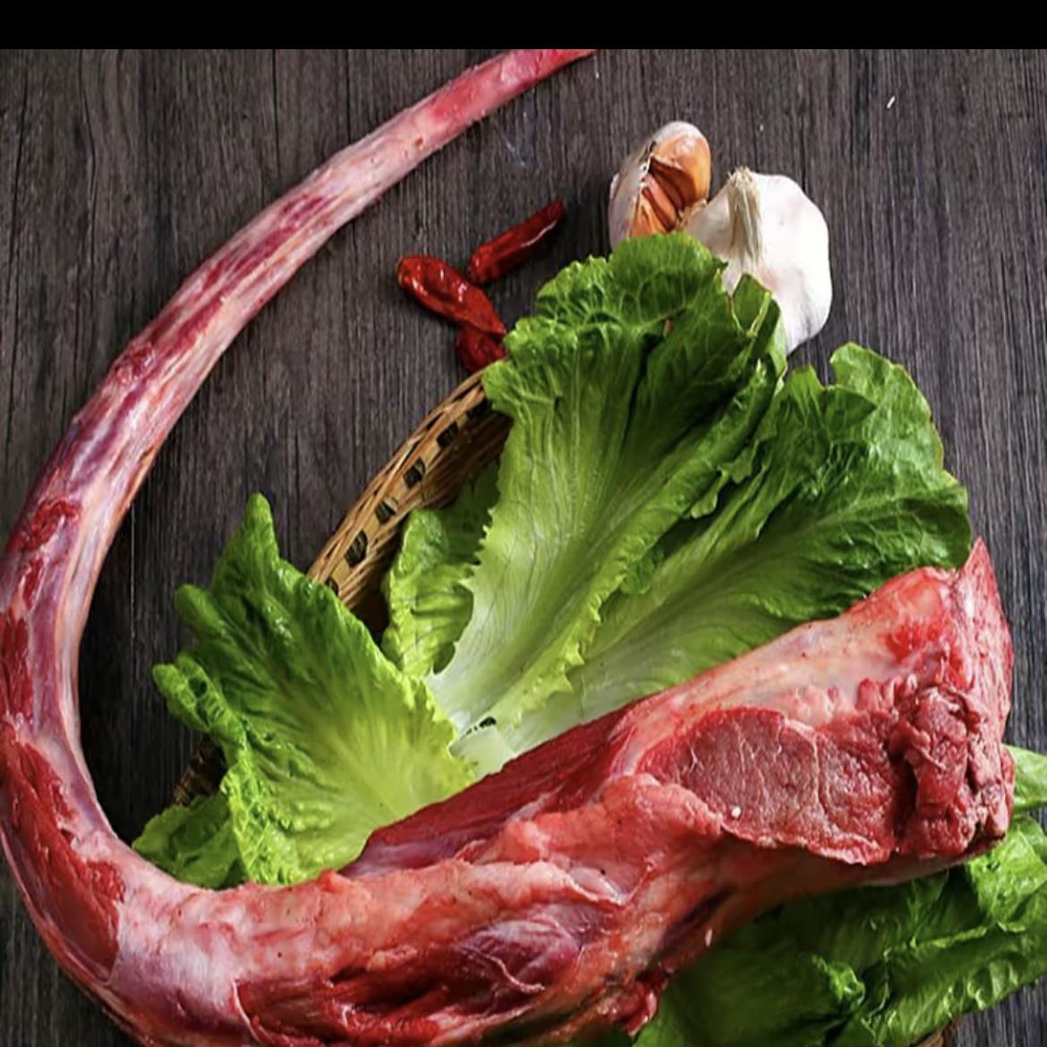 【牛尾5左右】草原散养黄牛肉冷冻48小时保温箱加冰袋发货