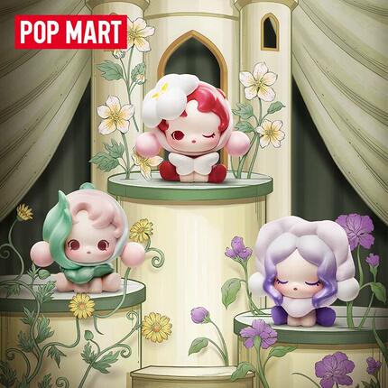POP MART泡泡玛特萌粒SKULLPANDA手办盲盒SP正版花的四幕戏系列